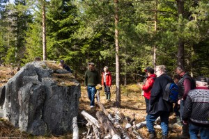 Nyupptäckt sten med fornristningar